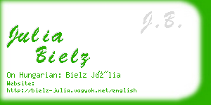 julia bielz business card